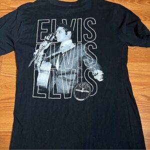 Elvis Presley Sun Records Classic Black Elvis Presley Graphic Tee